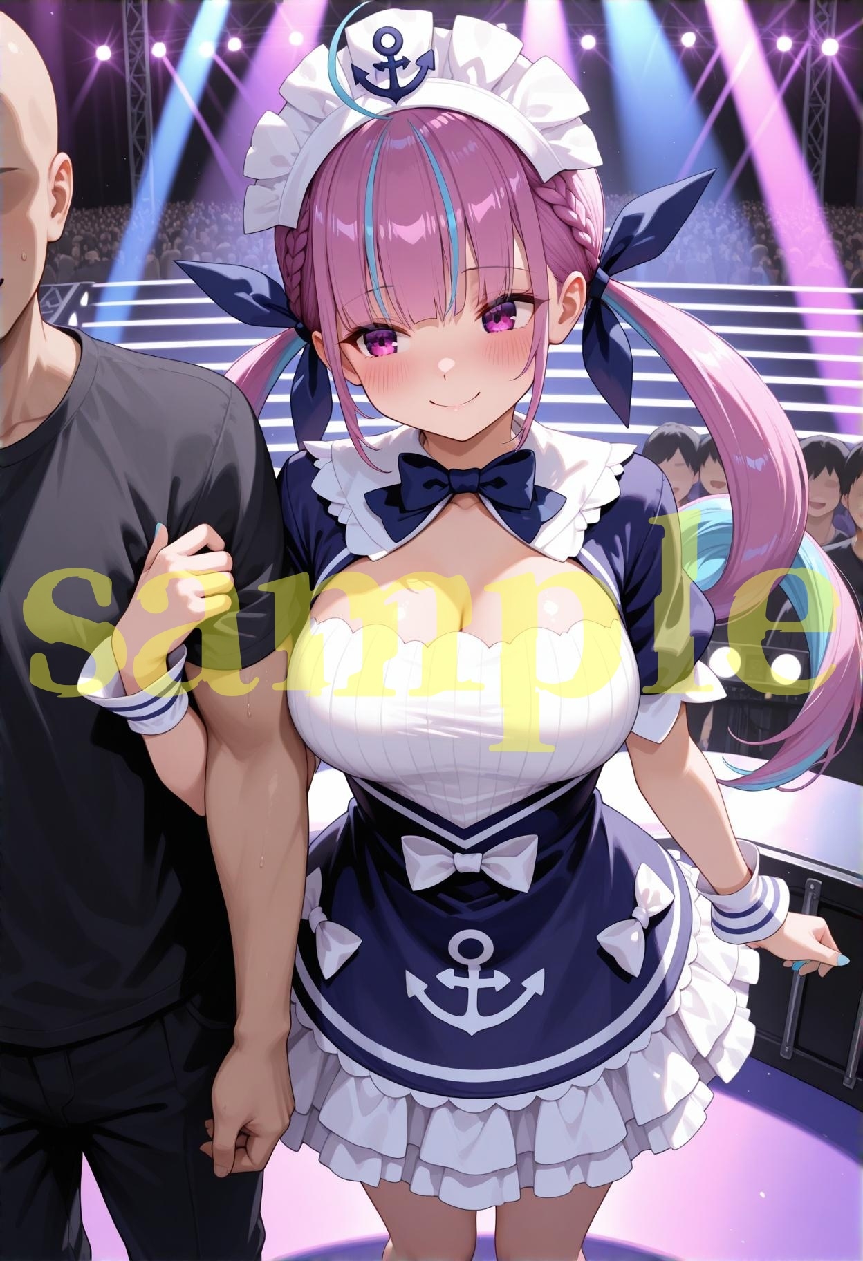 エ〇ライブ 湊あ〇あの限定ファンサービス_1