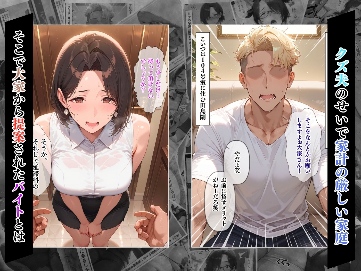 【4K高画質】人妻限定アパート 102号室 田島雪乃 ～大家のペットになった日編～_5