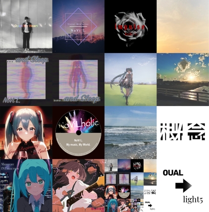 【初音ミク ボカロオリジナル】0UAL→light5【EDM+Electronica】【野蒜/NoVi L. 活動5周年記念 フルアルバム】 【初音ミク ボカロオリジナル】0UAL→light5【EDM+Electronica】【野蒜/NoVi L. 活動5周年記念 フルアルバム】