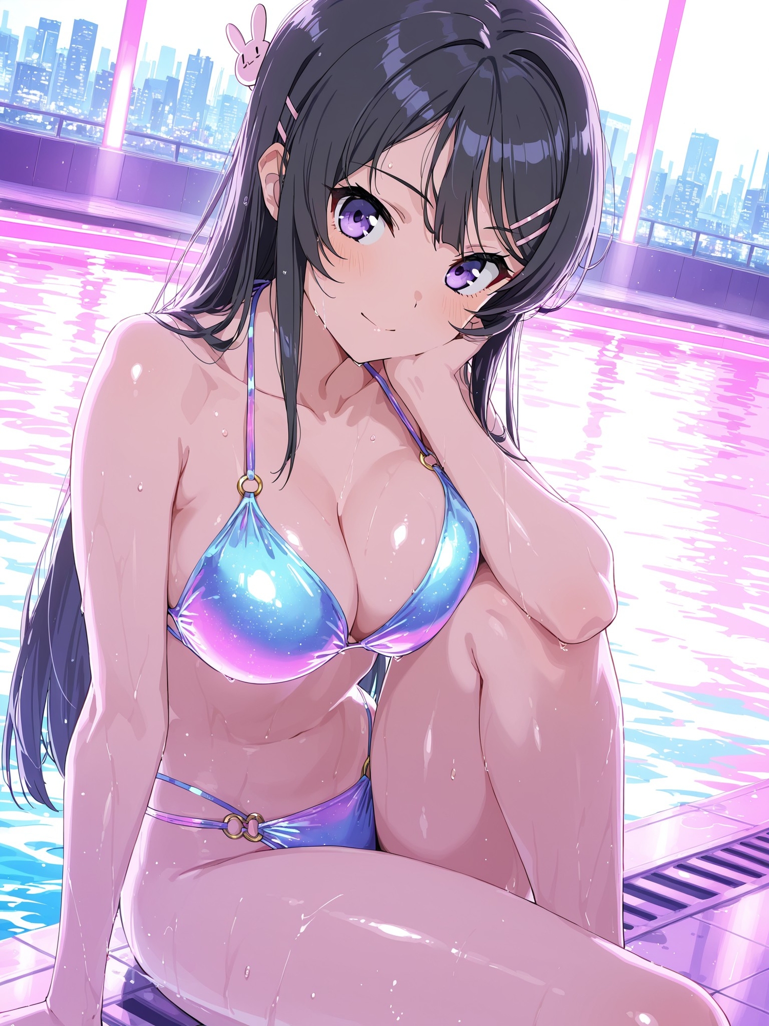 麻〇さんの災難～ナイトプールのナンパ男編～_1