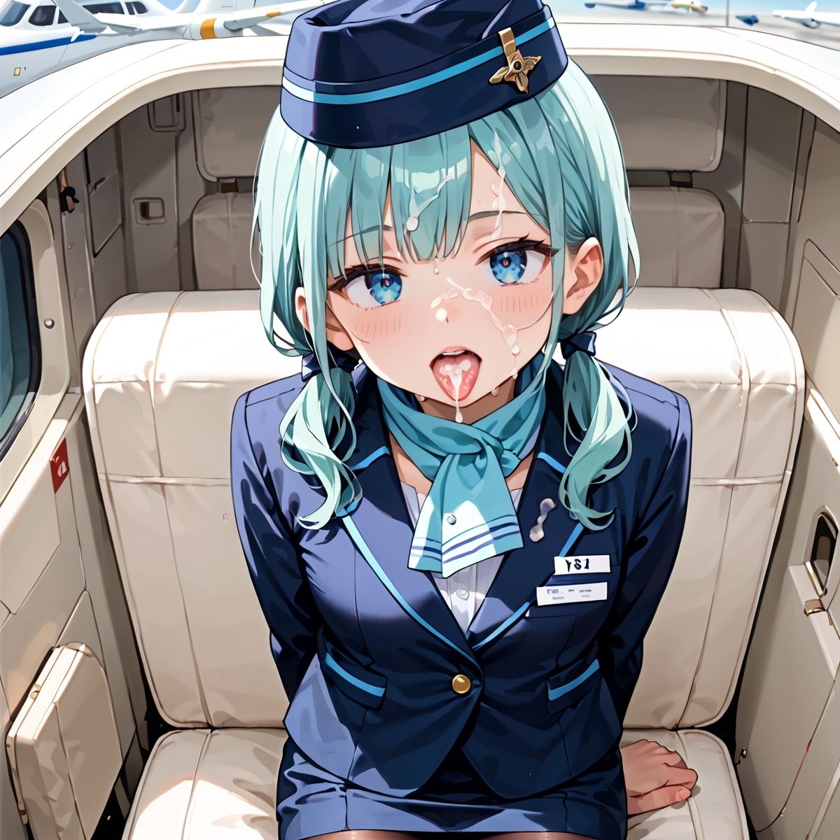 魅惑の機内サービス！HなCAさんとイくまでロングフライト！?vol.4_7