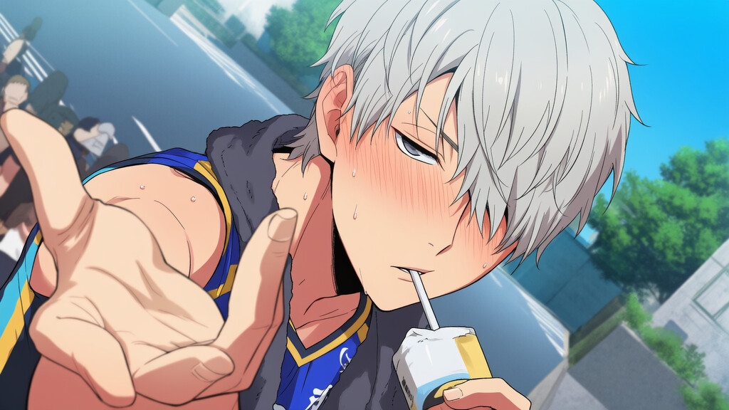 【100円エロボ(税抜)】ハイ!チュー!?バレーの大会で負けた俺♂を慰めるため関西弁の後輩♂が!? ASMR/バイノーラル/BL/ゲイ/やおい/男同士/スポーツ/中出し 画像1