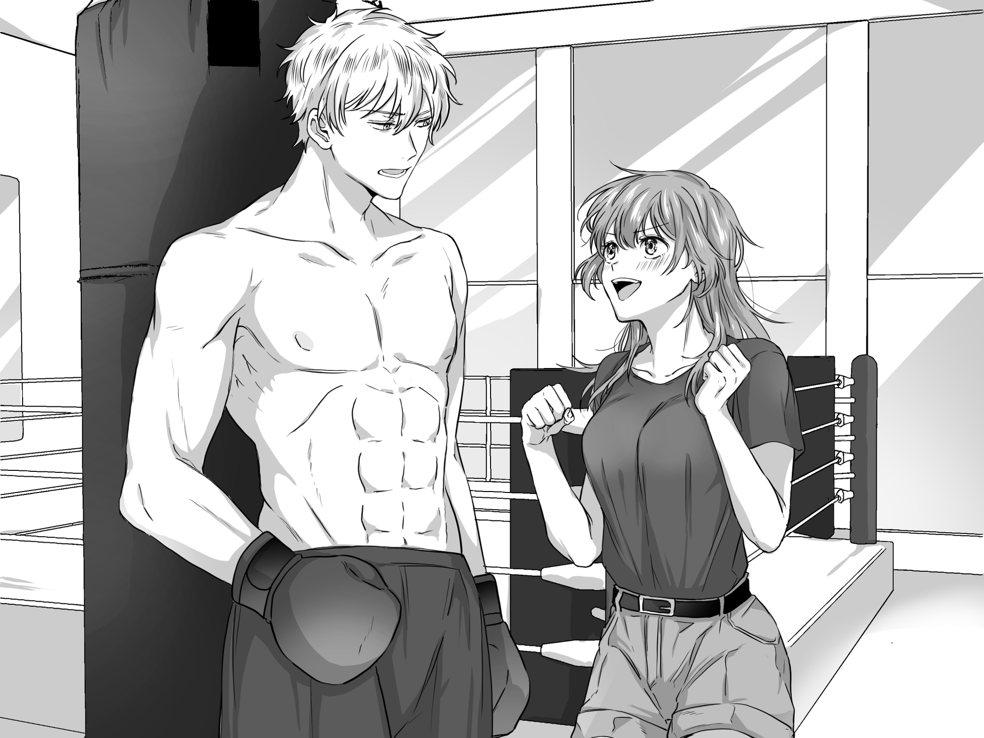 大嫌いな幼馴染にKO負けする男子プロボクサー 画像1