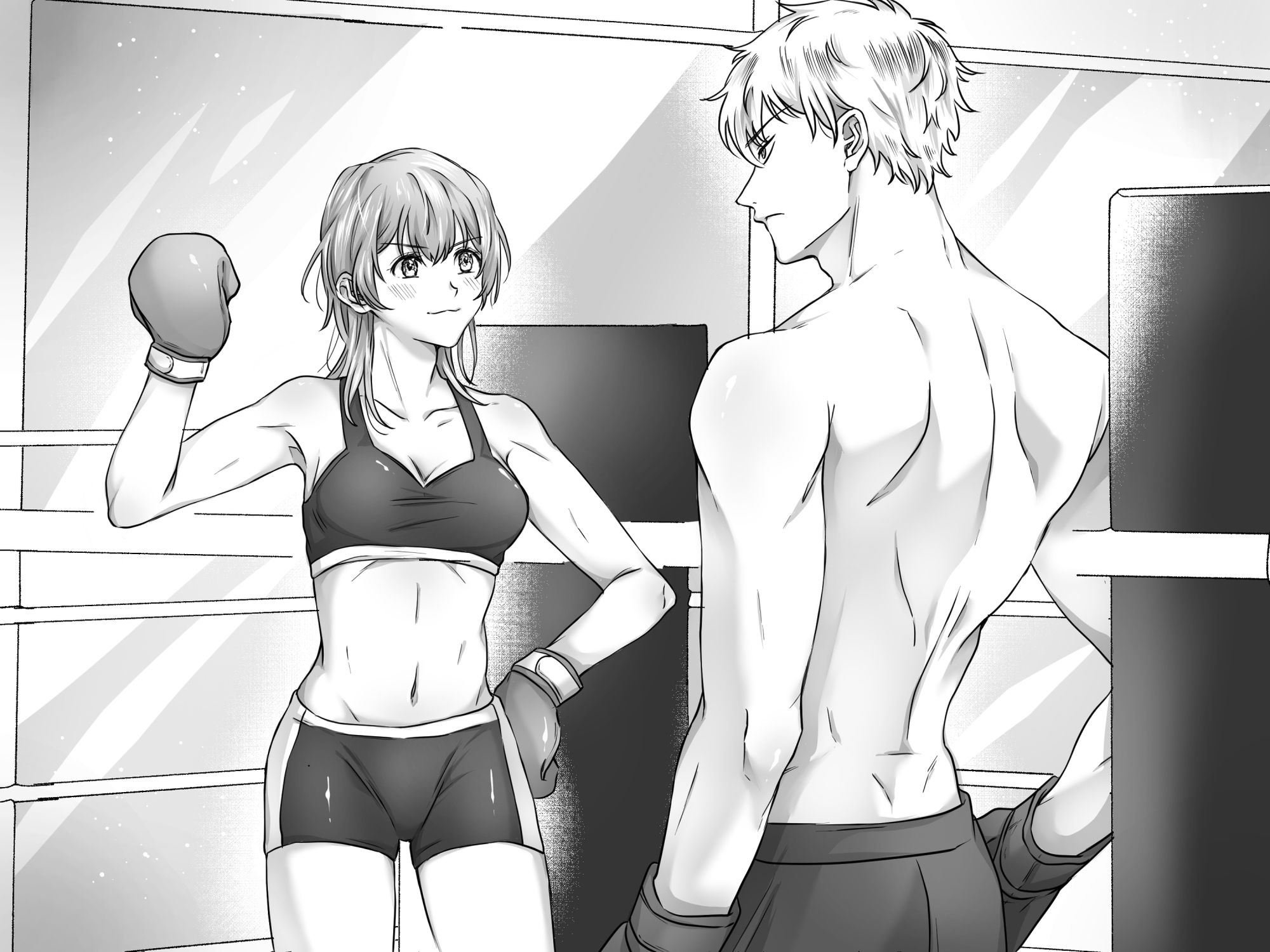 大嫌いな幼馴染にKO負けする男子プロボクサー 画像4