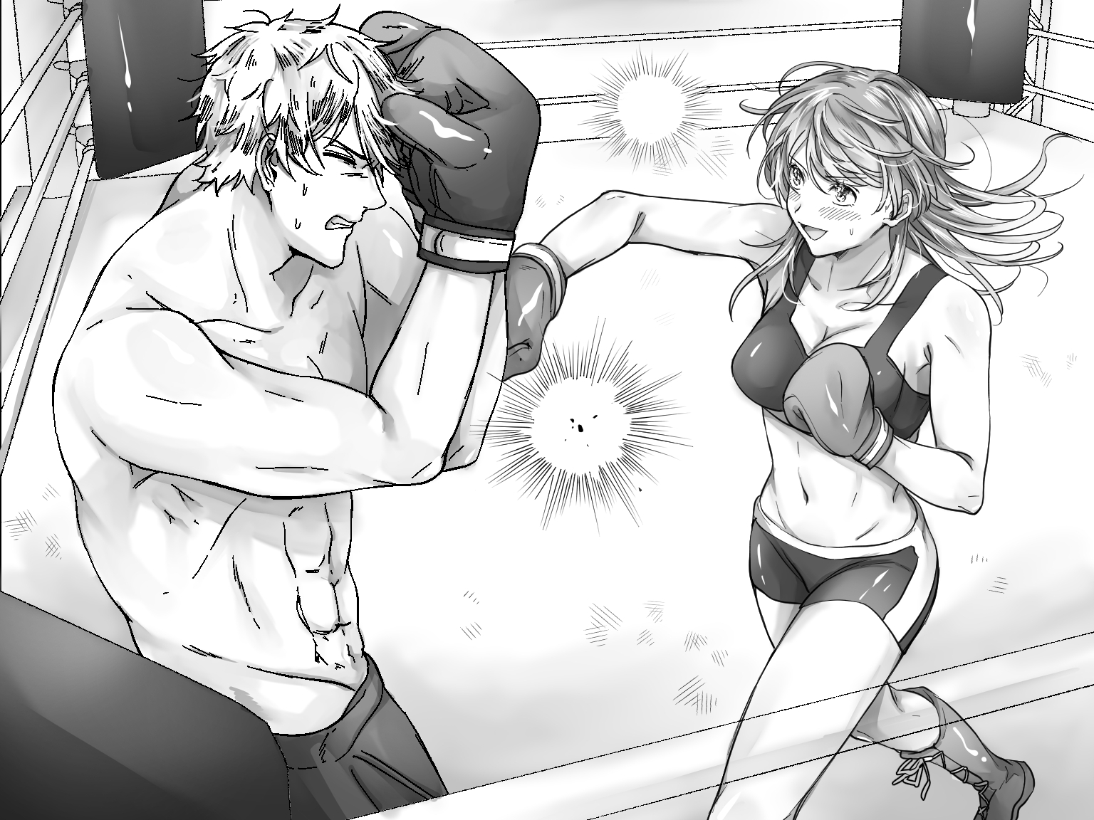 【無料エロ漫画・同人】大嫌いな幼馴染にKO負けする男子プロボクサー-6枚目