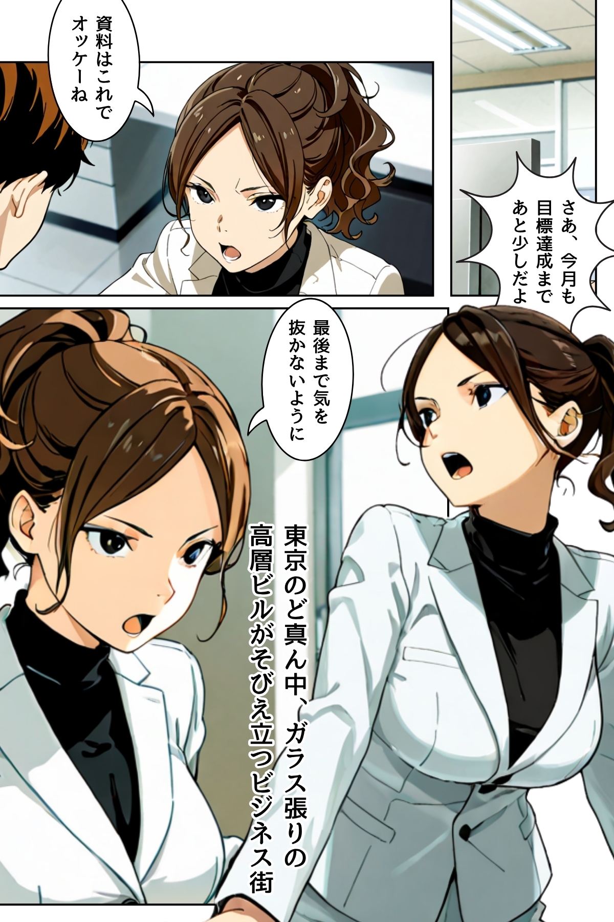 打ち上げは個室トイレで深夜に響く禁断の吐息_1