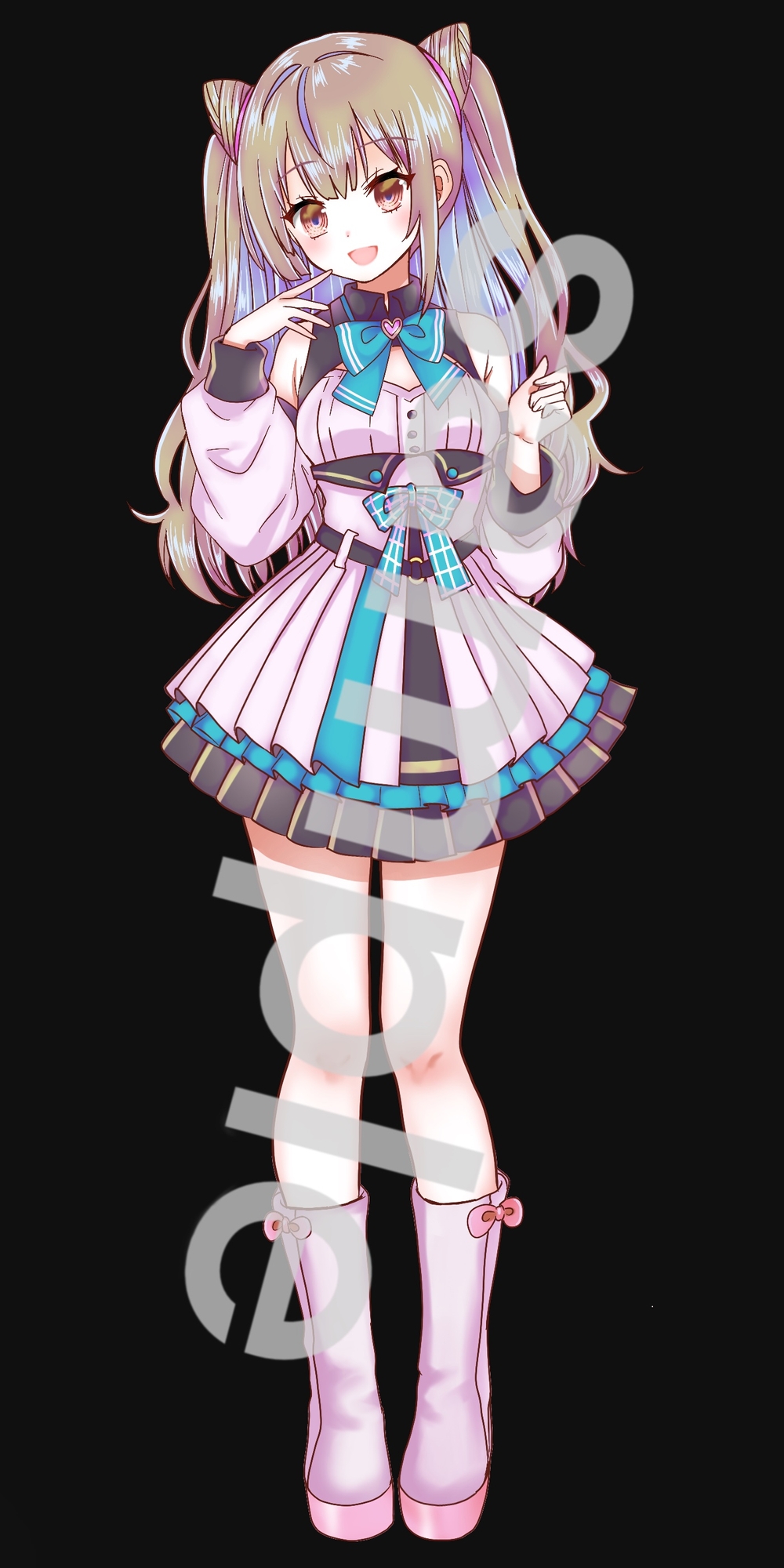 ファンタジー衣装の少女立ち絵56