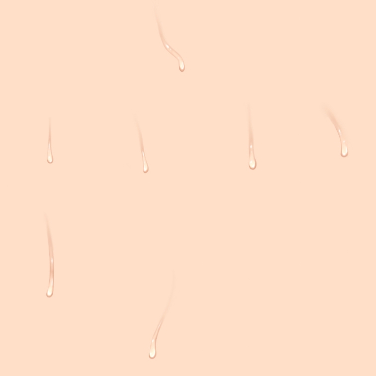 置くだけ汗素材