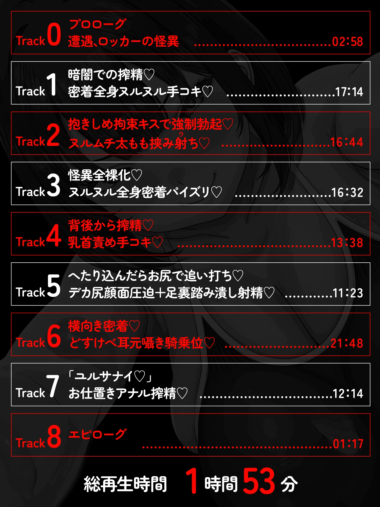 【逆レ】【終始密着搾精】ロッカーの怪異〜狭くてヌルヌルのロッカーに引き摺り込まレ、ムチムチ少女に干からびるまで搾精される〜 画像4