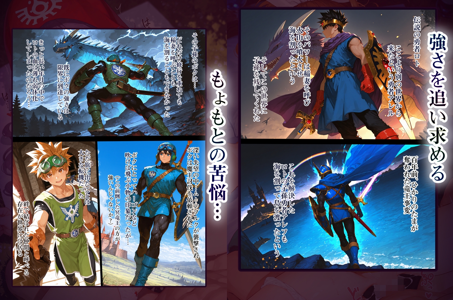 【無料エロ漫画・同人】DQ2 Inbreeding of Loto’s Bloodline 旅の道中王女2人と種付け交尾の毎日 魔王が先か、孕ませが先か-1枚目