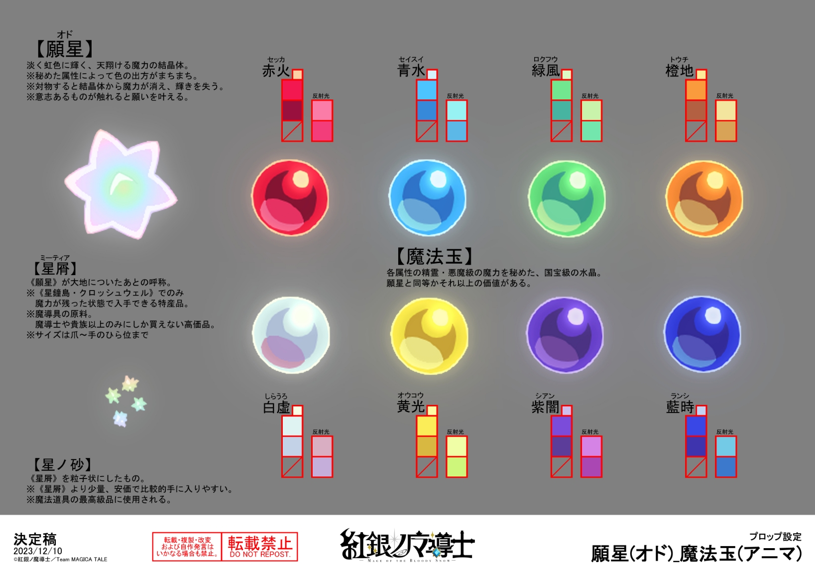 【紅銀ノ魔導士】キャラクターデザイン設定資料集I 画像10