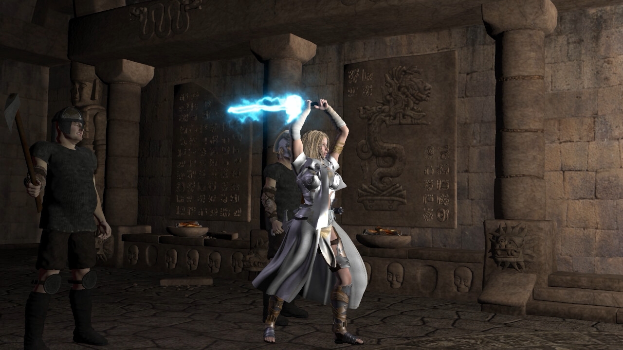 最強の魔法剣士シルビア 罠にはまって拘束される 画像2