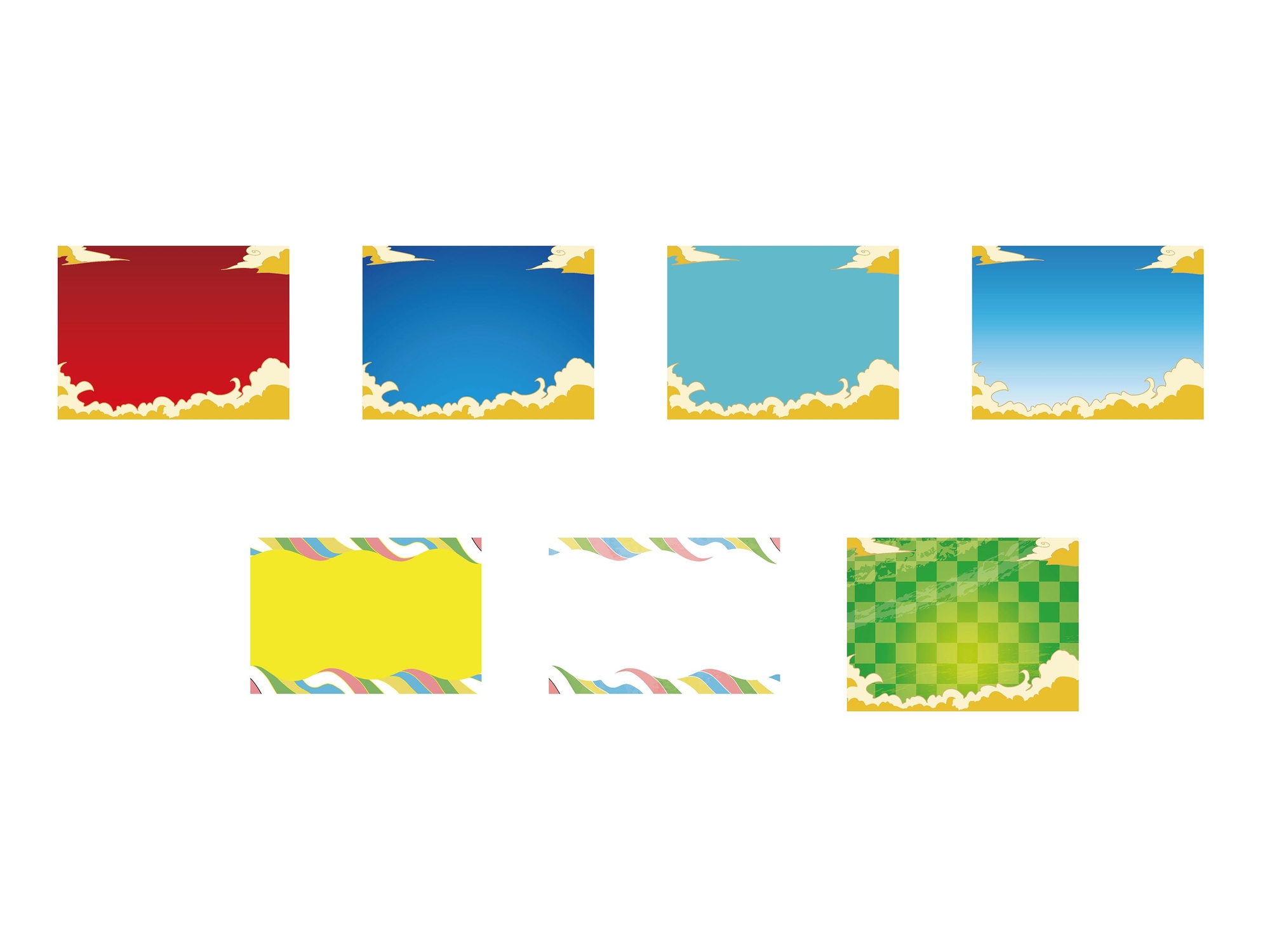 背景イラスト105点 JPEG・PNGデータ