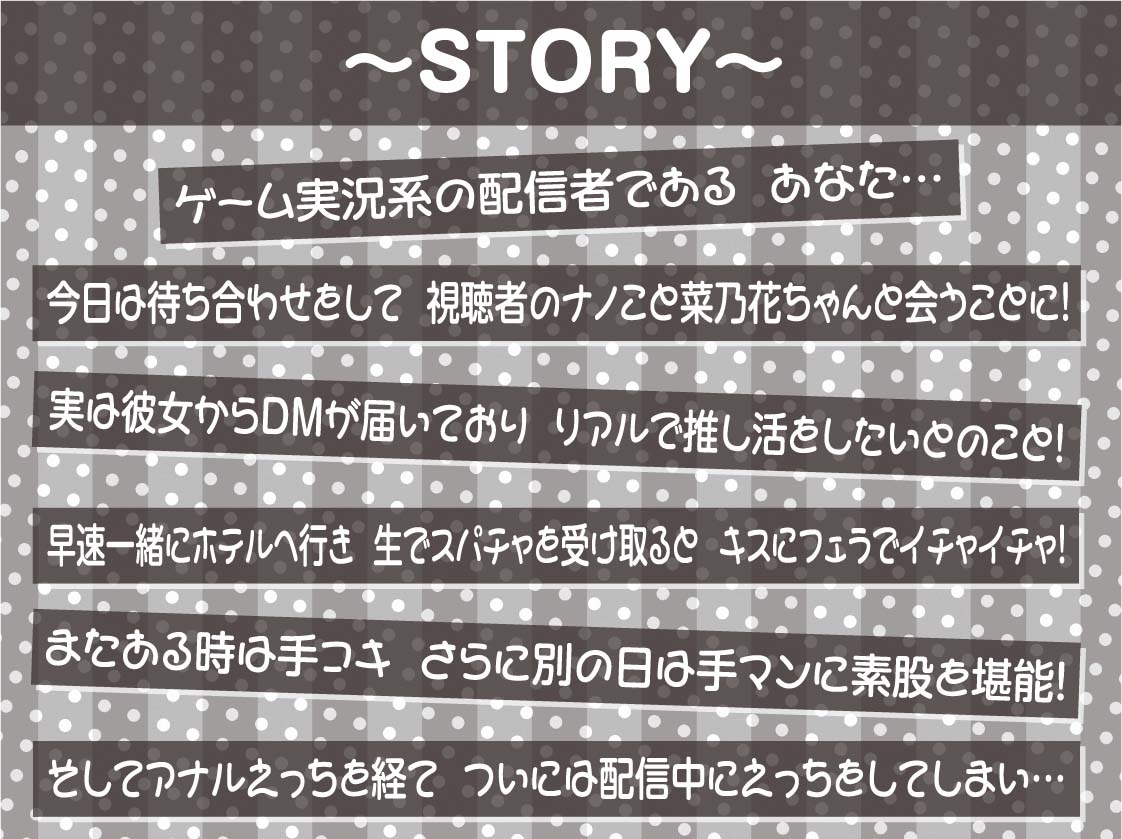 【逆推し活】ドスケベリアルスパチャ～ゲキヤバ地雷視聴者とバレないように配信中にリアルスパチャ無声囁きえっち～ 画像3
