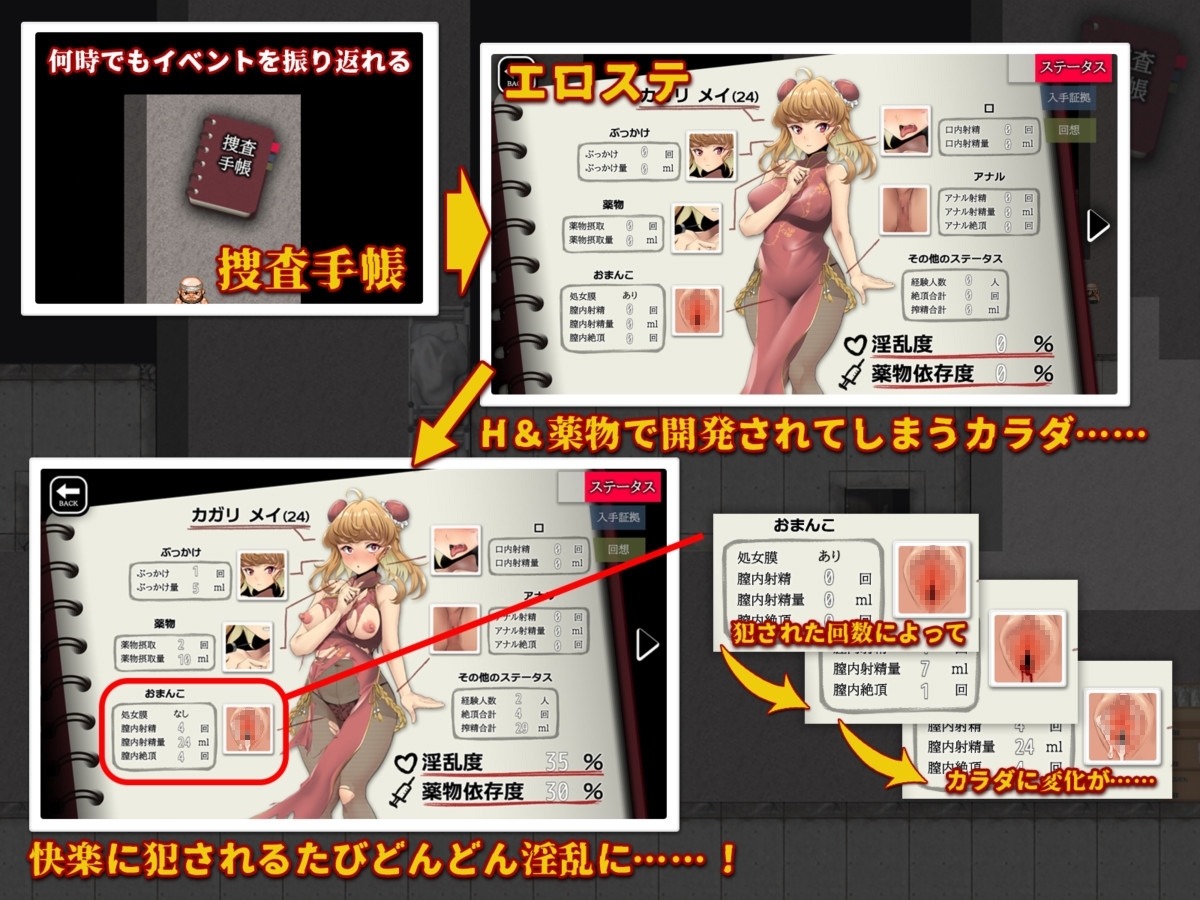 【スマホ版】特対4班カガリ メイの潜入捜査 ~違法ドラック摘発せよ~【DL Play Box版】 画像3