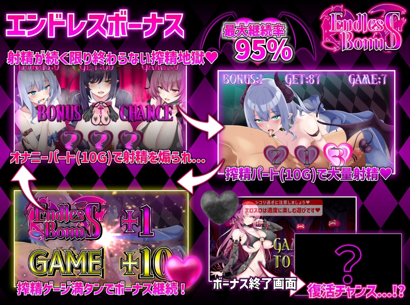 【スマホ版】サキュバスカジノ ~淫魔城サキュバス~ 画像8