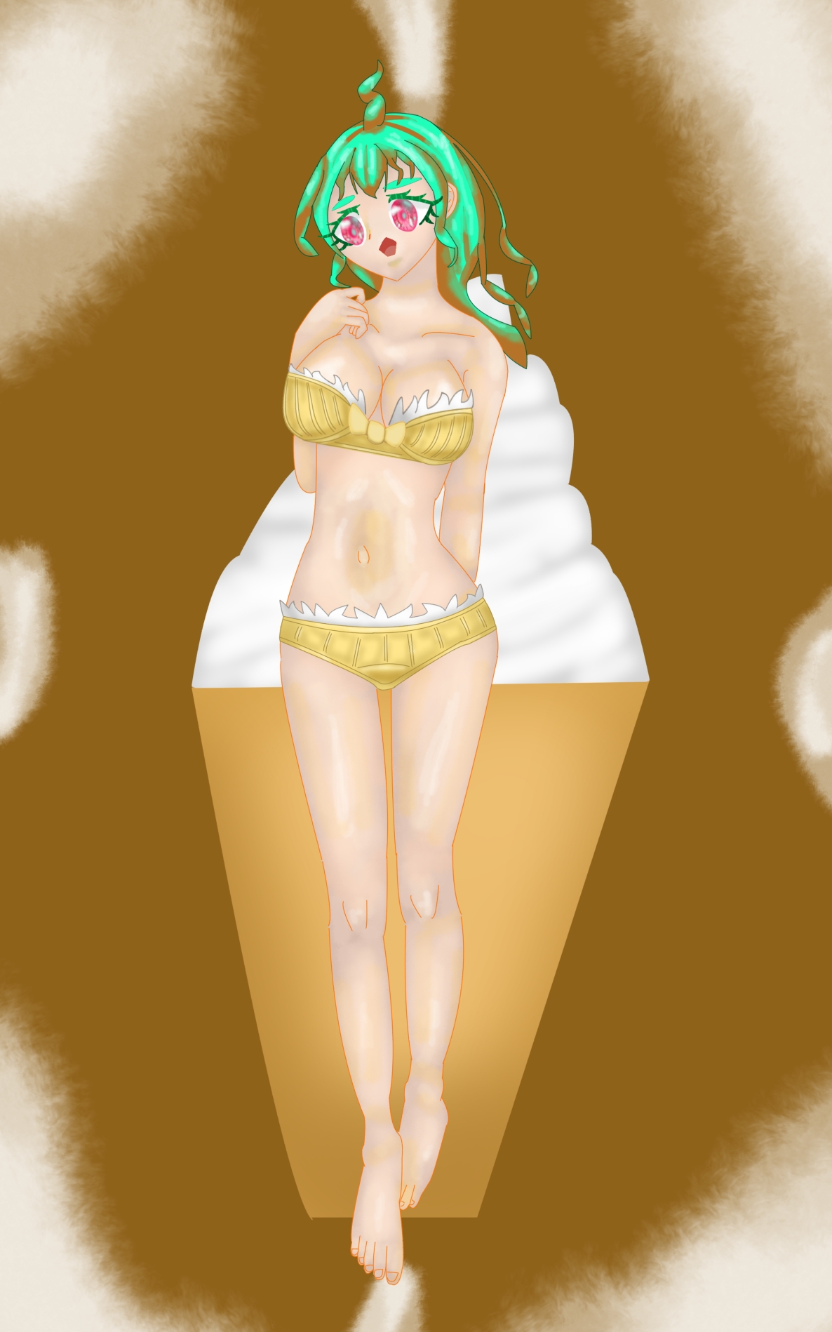 立ち絵素材27下着差分あり表情差分20種アイスクリーム少女