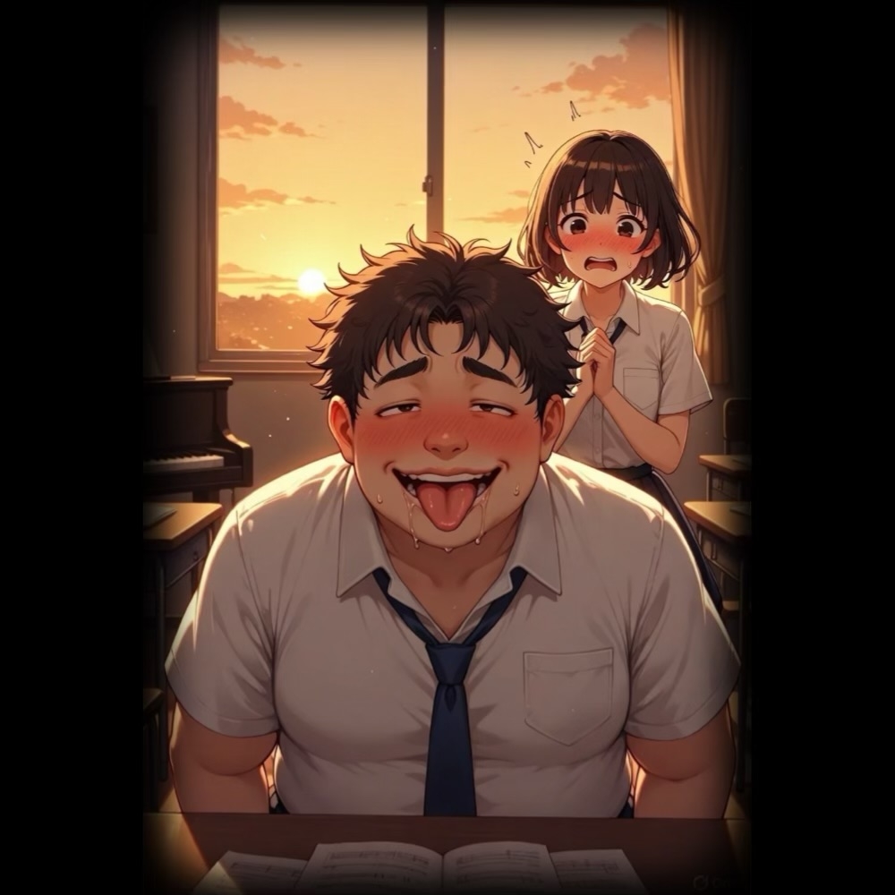 【女子席オナニー】忘れ物を取りに教室に戻ったら、男子が私の席で、おち〇ぽ扱いてた。～気づかれてそのままやられちゃいました～