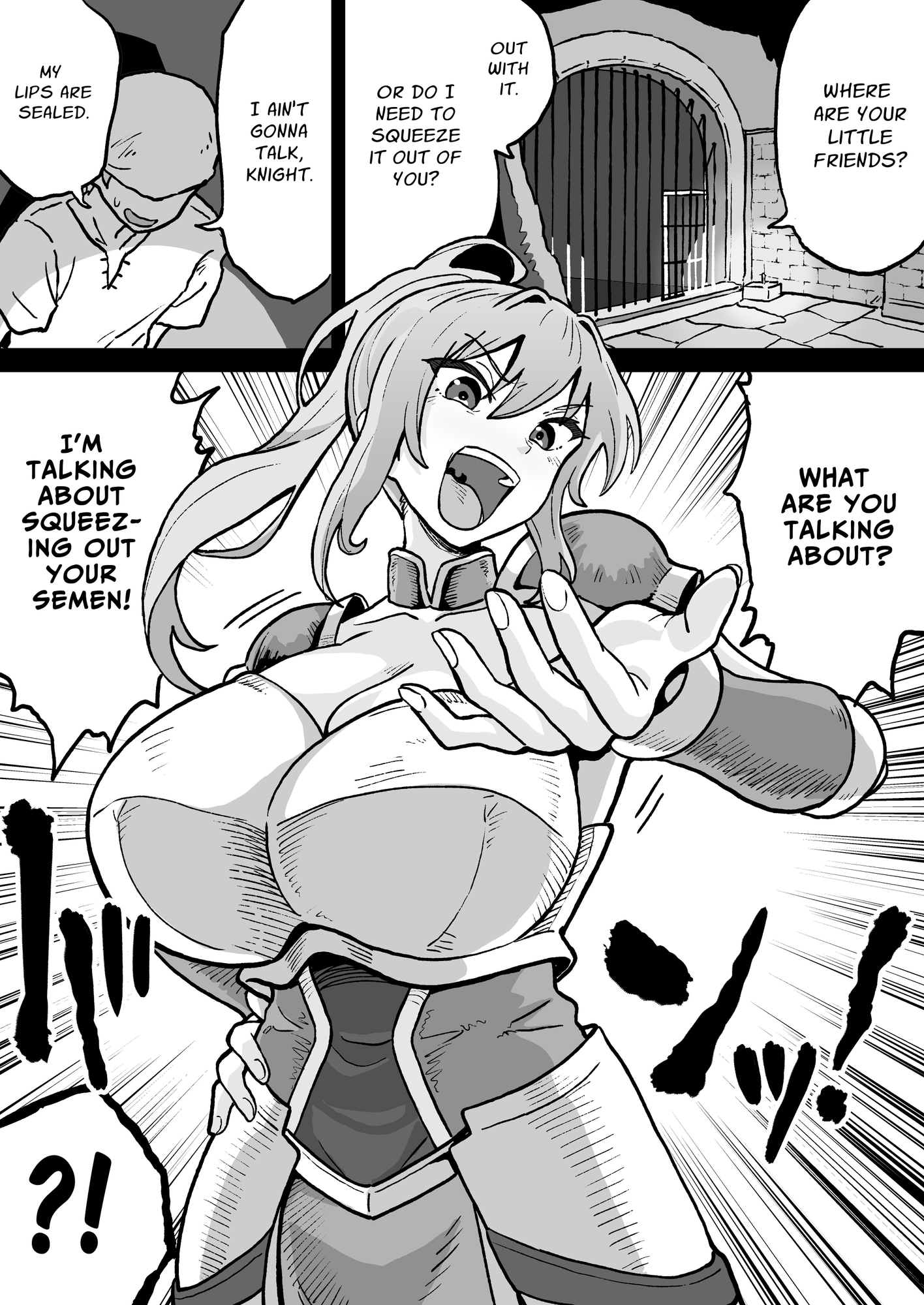[ENG Ver.] Busty Knightess' Relentless Punishing Cumsqueeze1