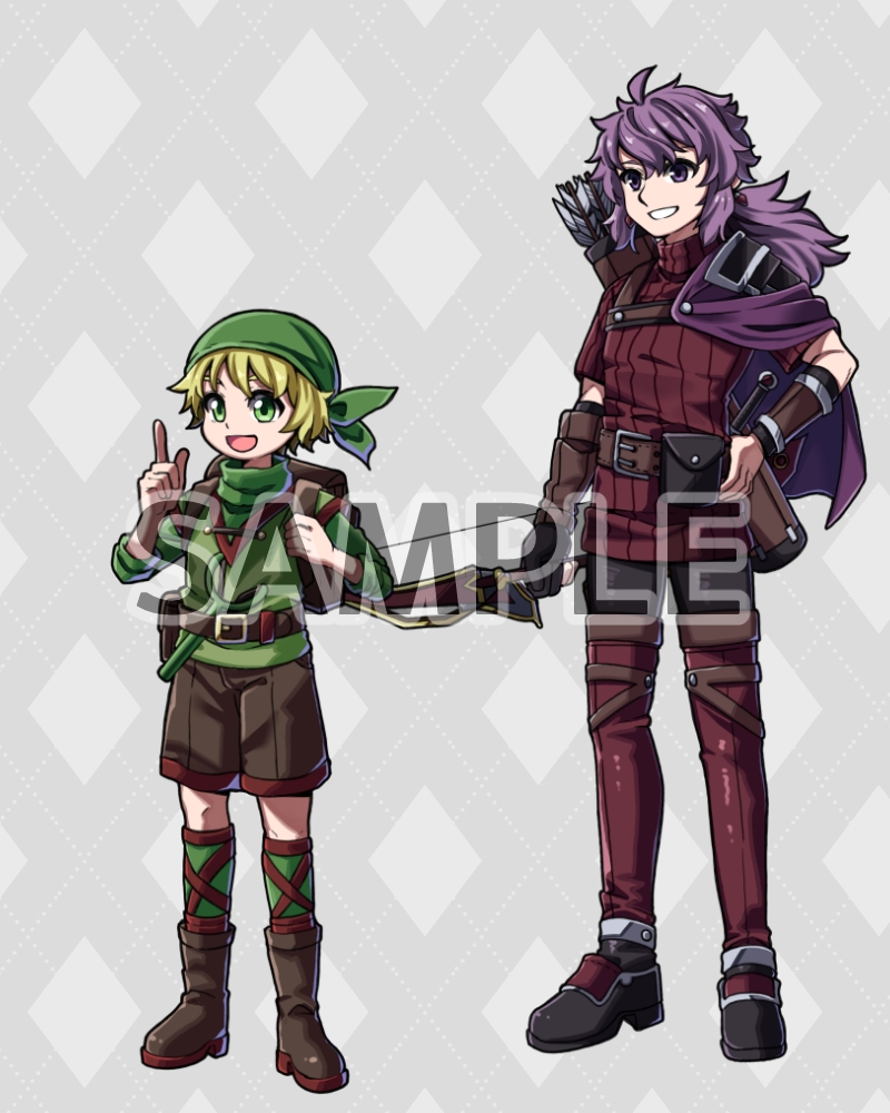 立ち絵素材 ベテラン冒険者・男性