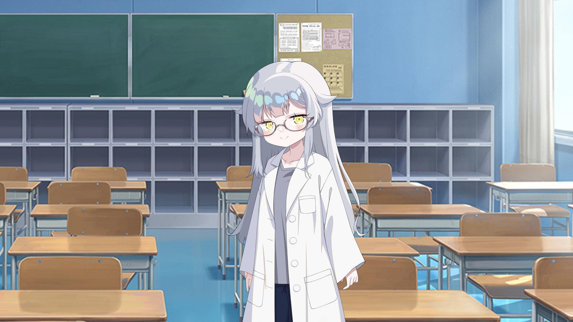 教師風立ち絵素材04【表情17種】