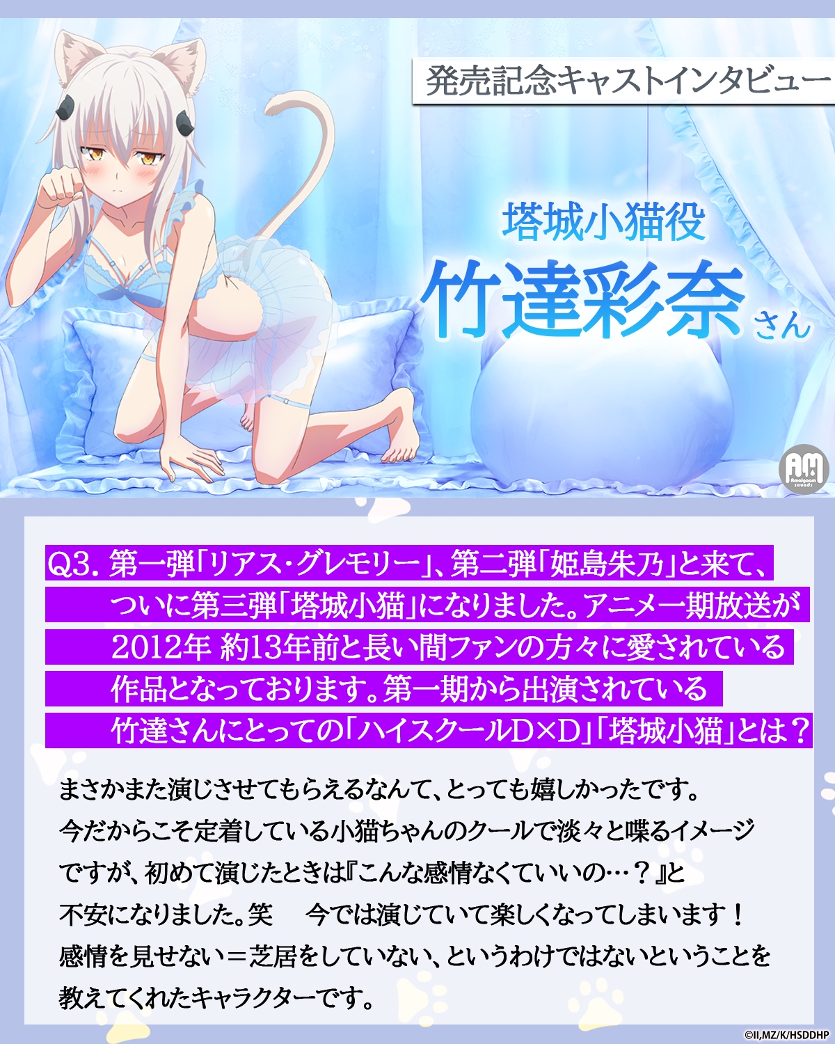 ハイスクールD×D HERO ASMR 小猫と秘密のマル秘特訓!?【CV:竹達彩奈】 画像7