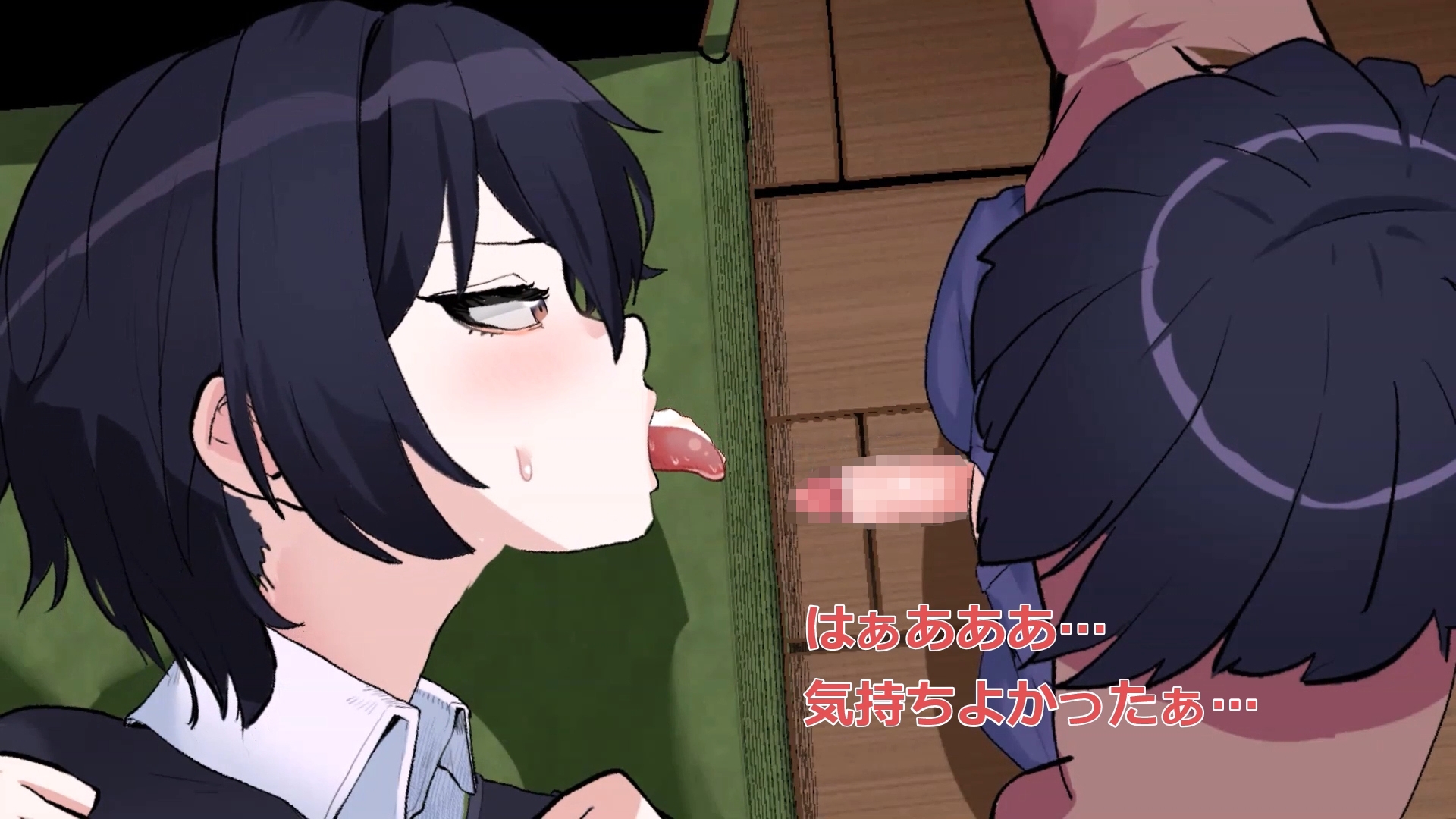 弟たちに口内射精され続ける姉_3