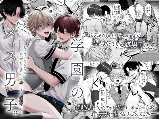 学園のメス男子。ねぇ僕とえっちしよ?人気者の彼は誰とでもヤっちゃうビッチ穴でした。