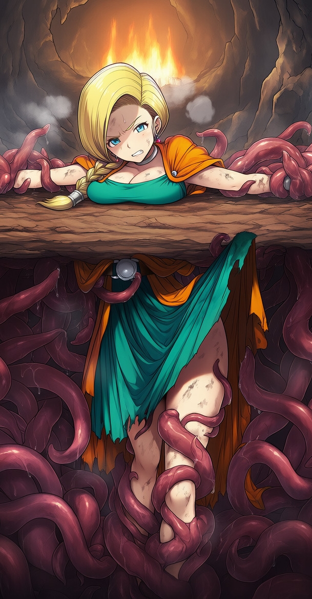 ビア●カ vs ぬるぬる触手_6