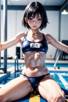 恥ずかしそうにセクシーな衣装を着るグラビアアイドル写真集