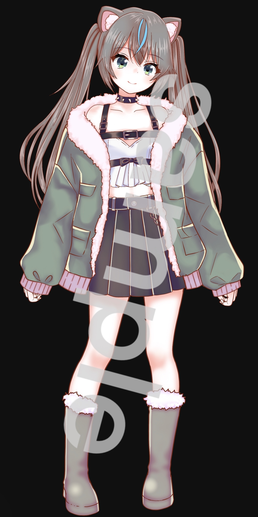 ねこ耳少女立ち絵10