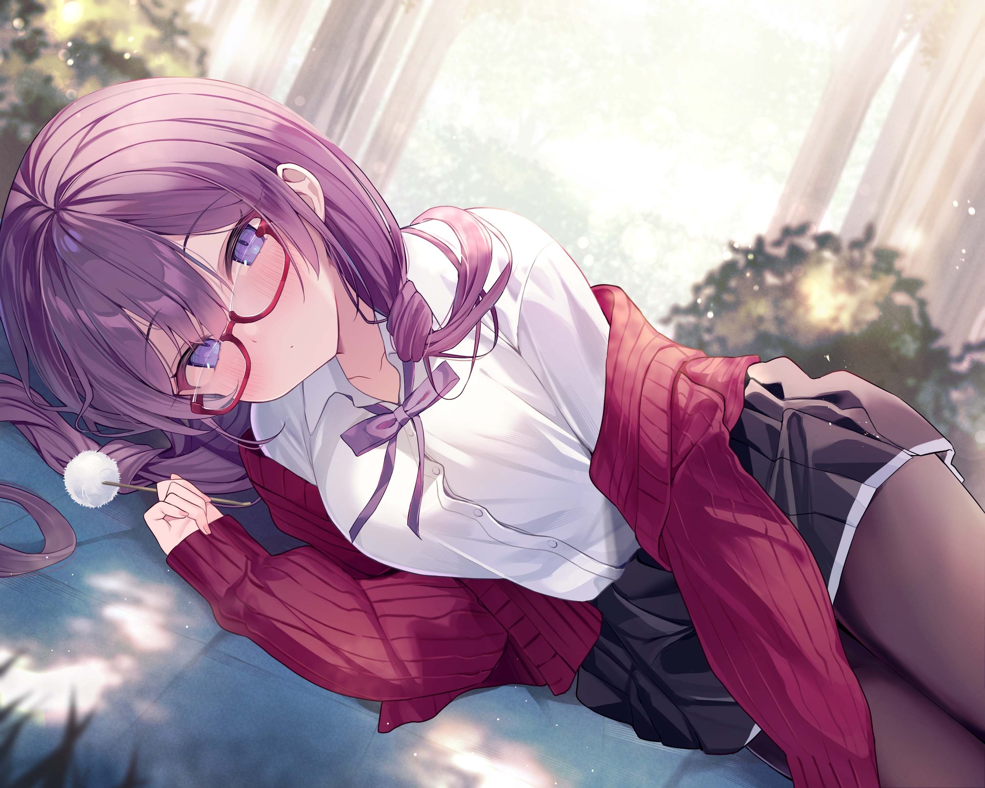 【2026年01月10日迄限定特典】高嶺の花と森の中✨~蝶華女子高校2年3組 文学系で物静かだけど大胆な女子高生 長谷見薫~【CV.関口理咲】 画像3