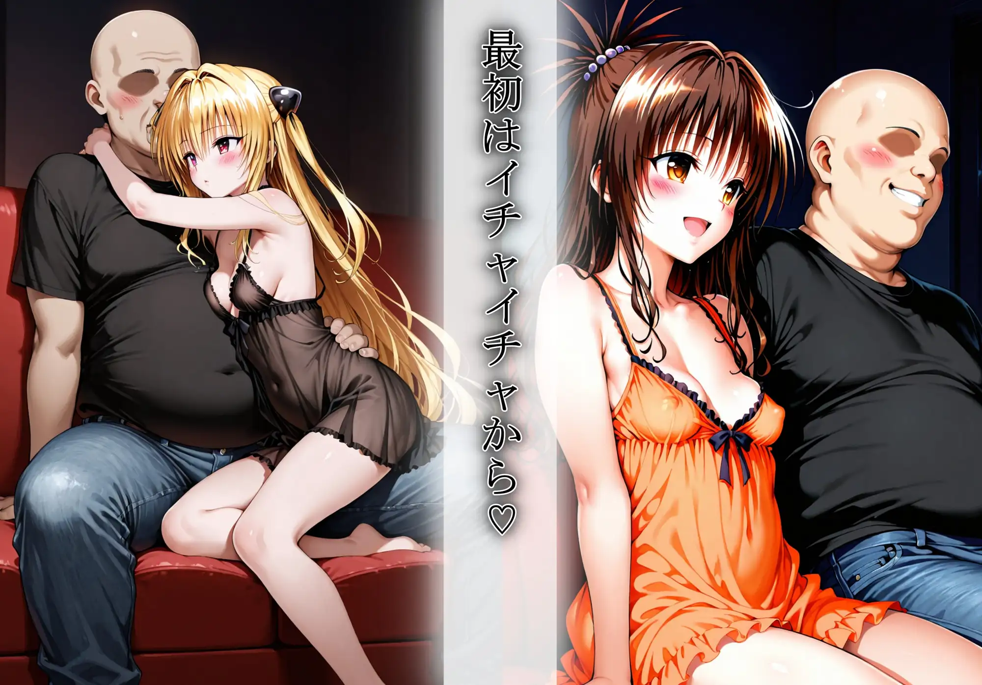 サンプル画像3|【エロCG/動画】憧れのヒロインとHができるヒロイン高級ピンサロ店〜トラ〇ル ヤミ&美〇編〜【ライトオン】