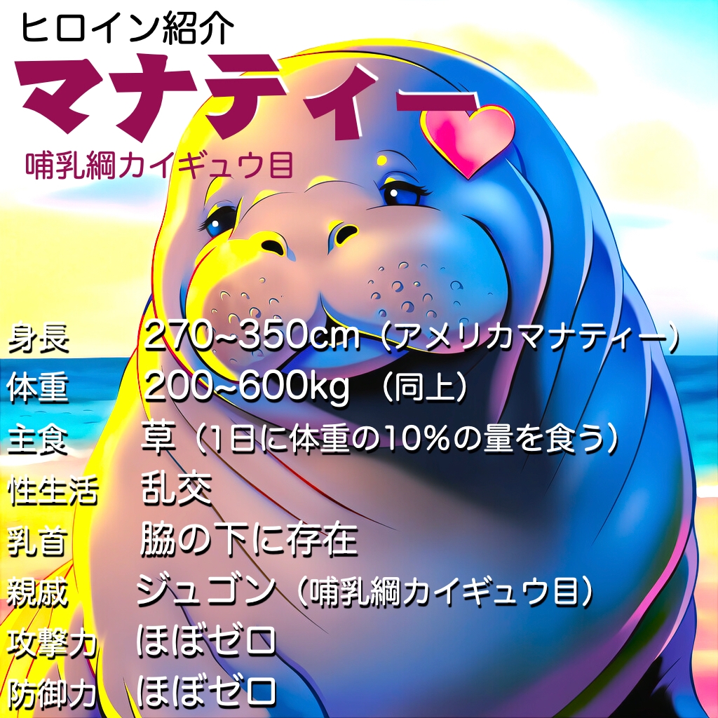 マナティーとぬちゃぬちゃセックス〜400キロの巨体から繰り出される肉の波があなたを包み込んでいく〜【CV:結音しなん】 画像1