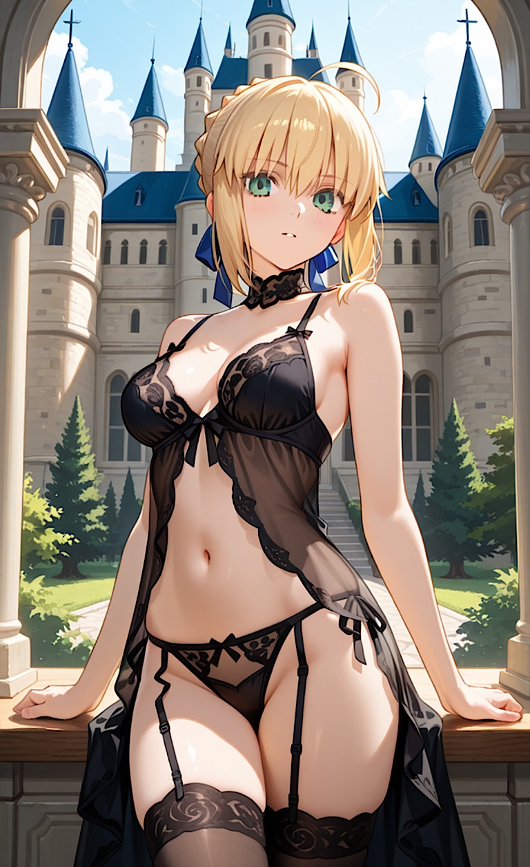 【Fateエロ！】セイ◯ー 盗撮魔法で監視される！_1