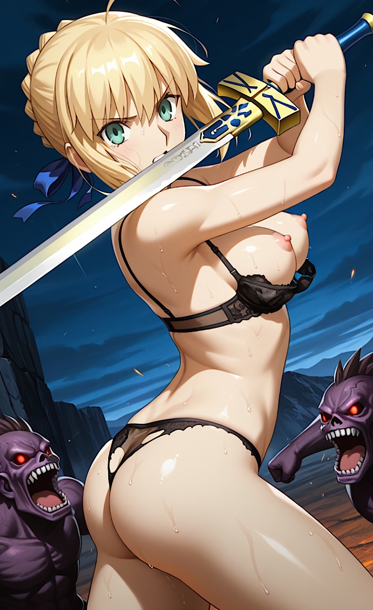 【Fateエロ！】セイ◯ー 盗撮魔法で監視される！_7