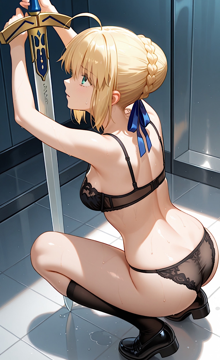 【Fateエロ！】セイ◯ー 盗撮魔法で監視される！_9