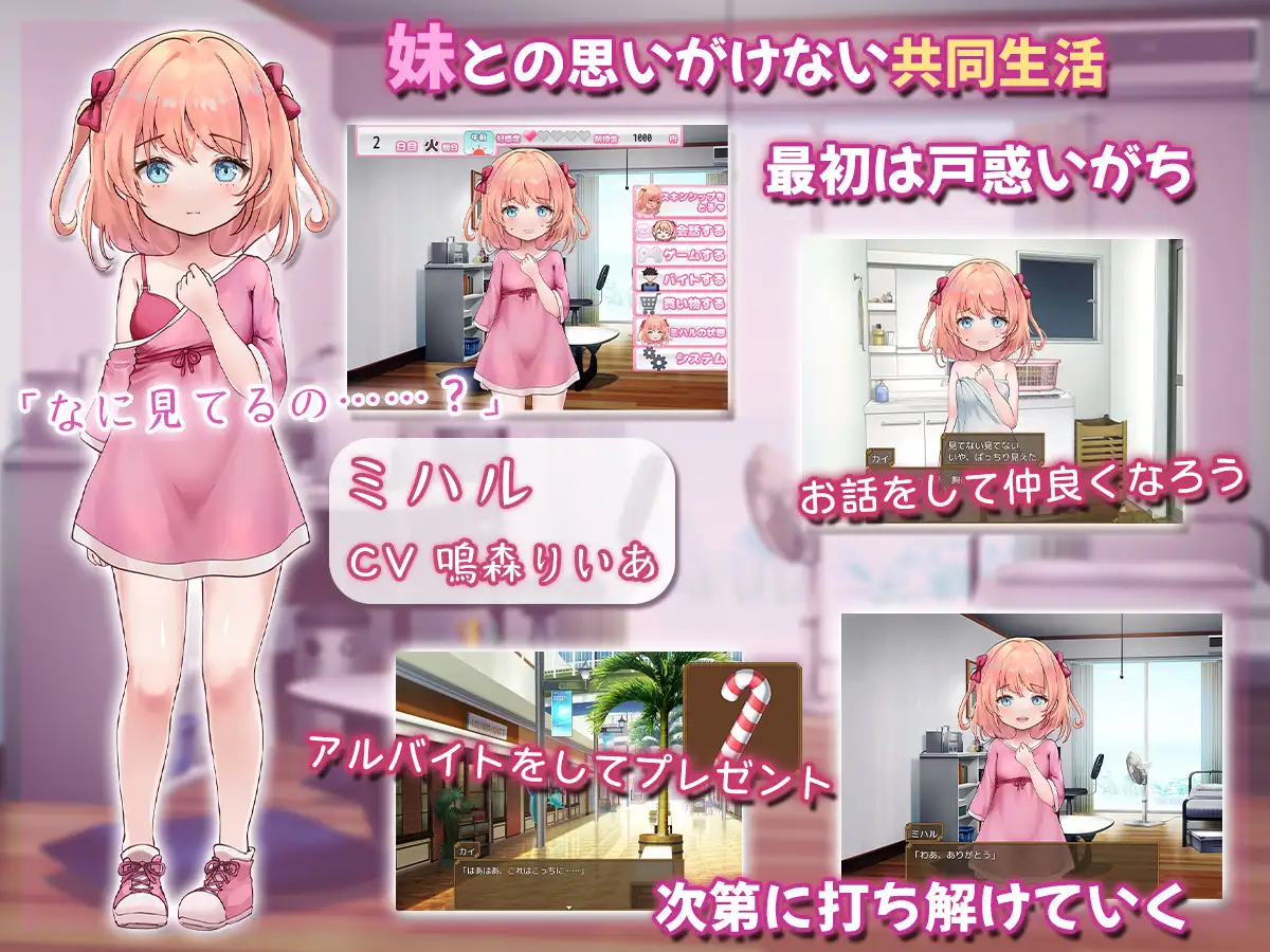 图片[2]-【SLG|PC|手机】甜蜜恋爱妹生活恋人是哥哥/あまあまらぶ妹らいふ ～恋人はお兄ちゃん～-小镇青年游戏社