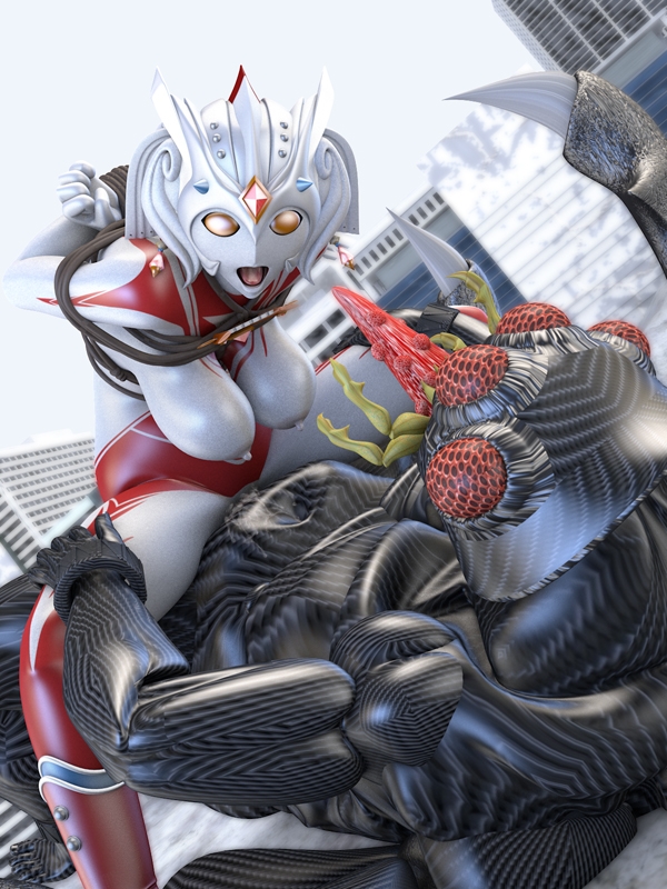 ブレイブママンVSキンバクーモ星人その2 画像2