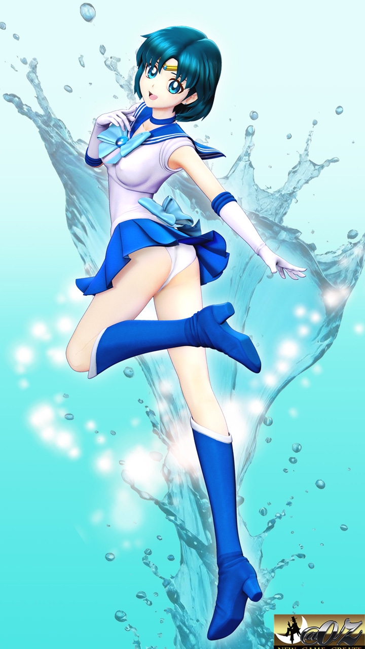 美少女戦士sideB[水星編]淫魔の毒に侵され性奴〇に堕ちる少女 首絞め失神・淫魔に拉〇監〇・サイコキネシス拘束・執拗な乳首責め～乳首針責め クリ針責め・空中固定 画像9