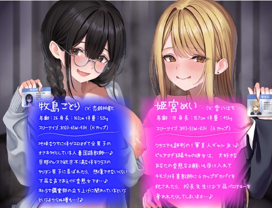 ネトラセ倶楽部～純粋だった彼女や妻が他の男とのお下品NTRセックスでイキ狂うようになるまでの全音声記録～ 画像2