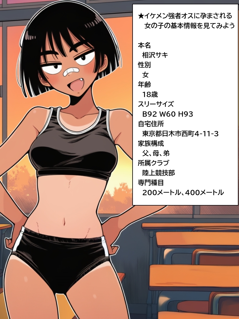 キミの子どもを孕ませて。ボーイッシュ陸上女子がイケメンに無責任中出しされて妊娠するまで_1