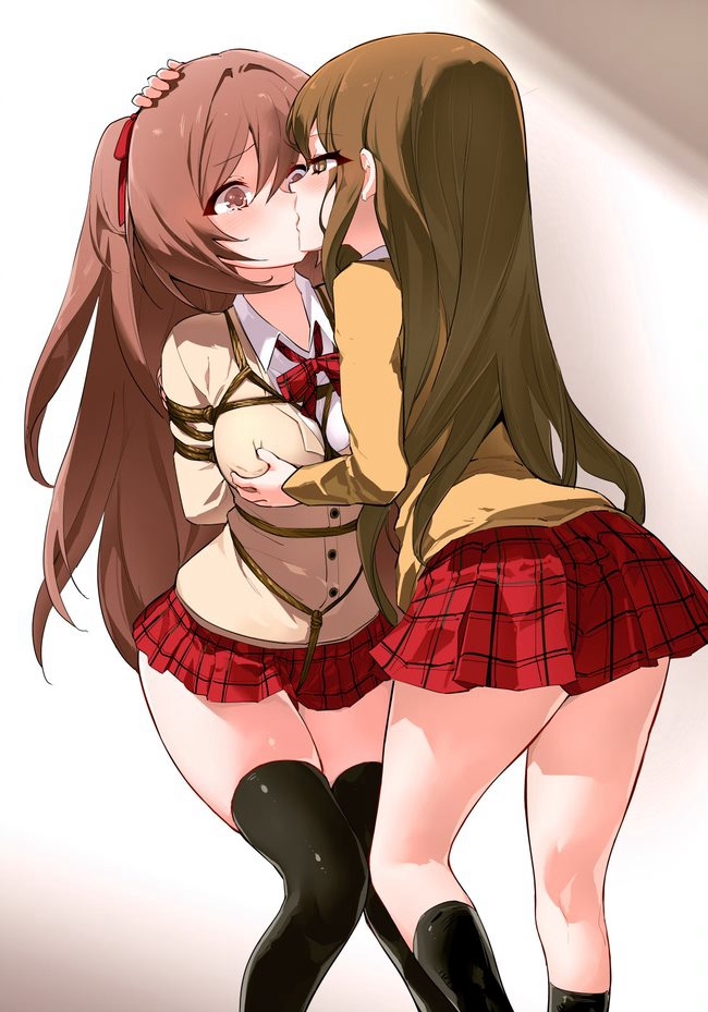 【百合】女子高生たちの緊縛SM百合物語 画像1