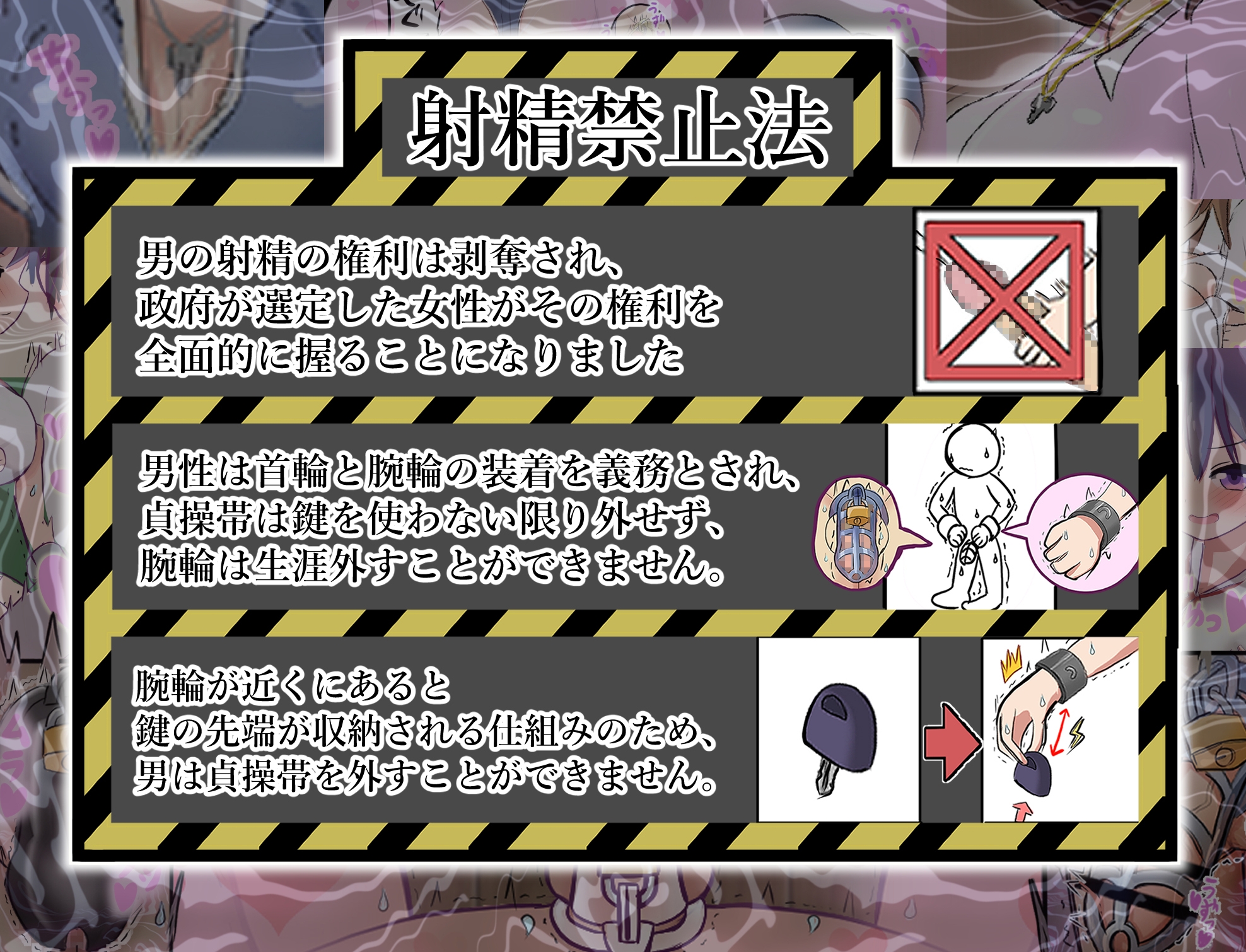 管理人の許可無き射精は法律で禁止されています ~男を苦しめる厳しい管理をするのがとても下手な(のだと思い込んでいる)妹が兄の射精管理をする話~ 画像1