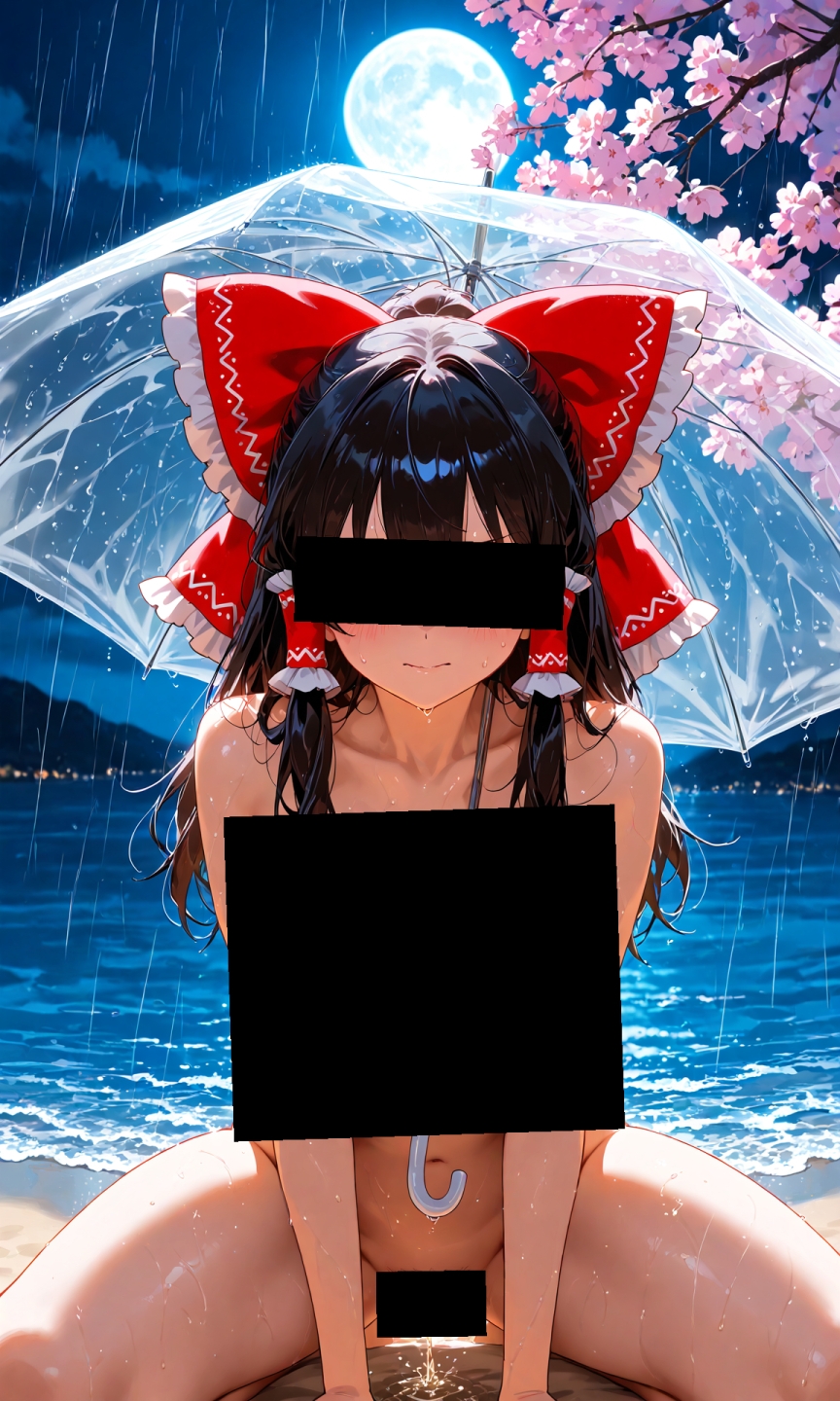 魔理沙は霊夢のえっちな写真を撮りたいようです。~春の雨の夜の海編~_3