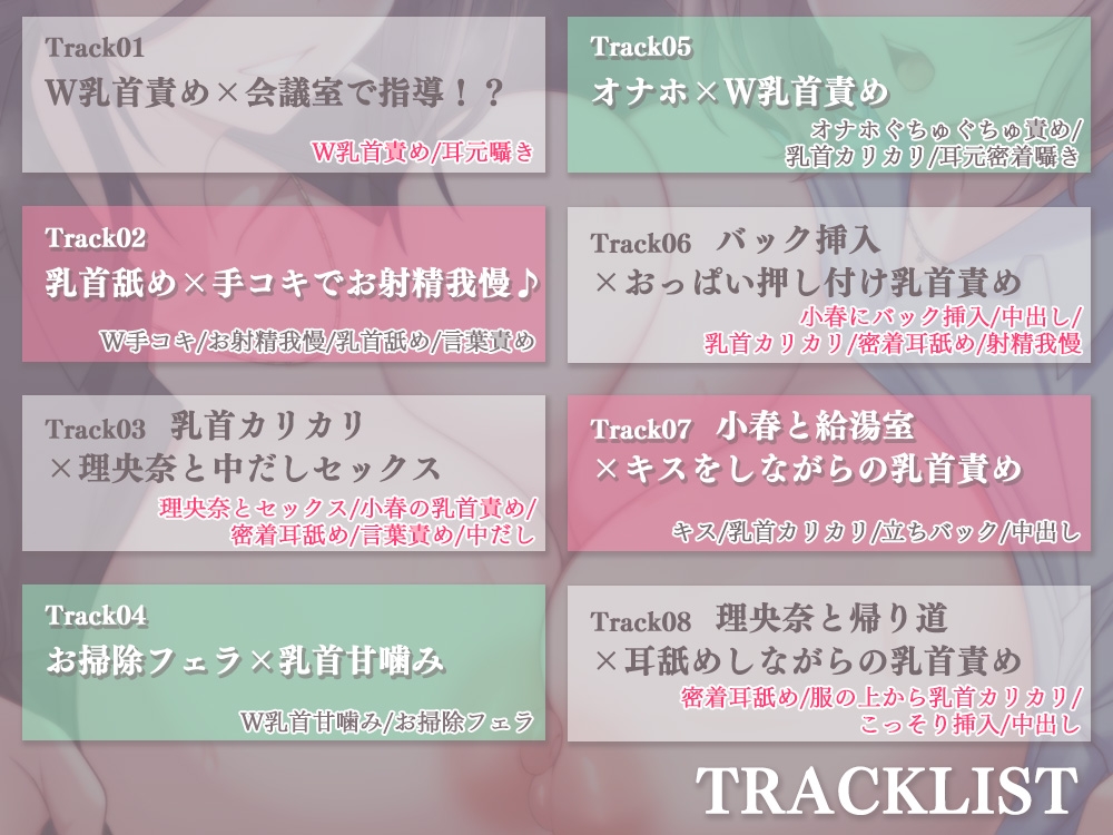 【乳首攻め特化】会社でチクハラ！?ず～っと乳首責め♪～アナタの事を全肯定な上司達に、敏感な乳首開発されちゃいます～ 画像4