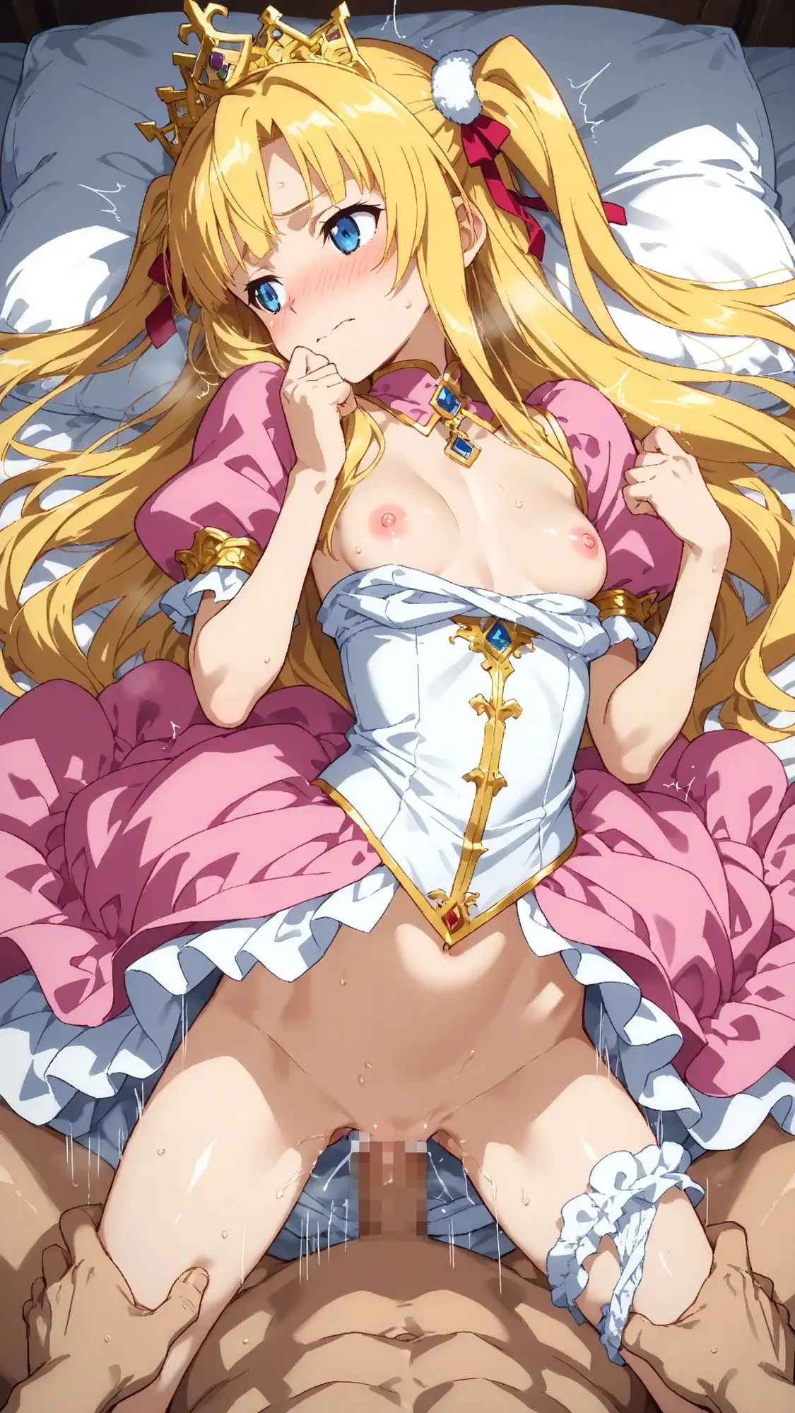 サンプル画像1|【エロCG/動画】スレンダーコスプレ美少女との甘いひと時【AI甘美寮】