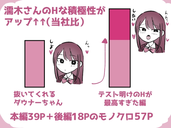 抜いてくれるダウナーちゃん テスト明けのエッチが最高すぎた編 画像9