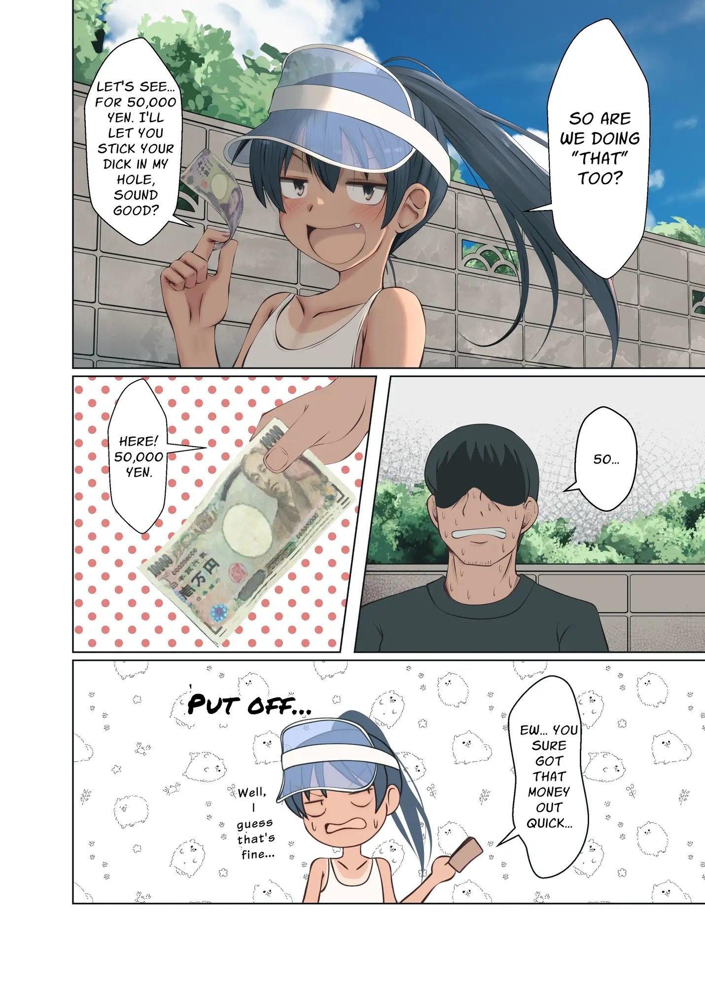 [ENG Ver.] Saori gets with the Neighborhood Guy2