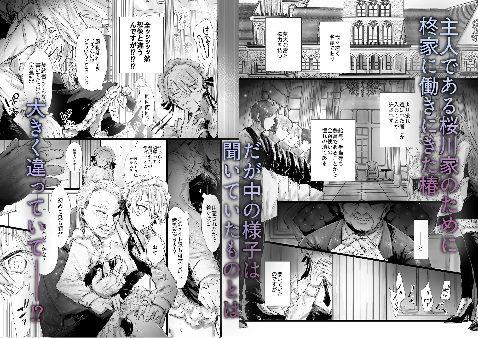 性処理メイドのお仕事のサンプル画像1